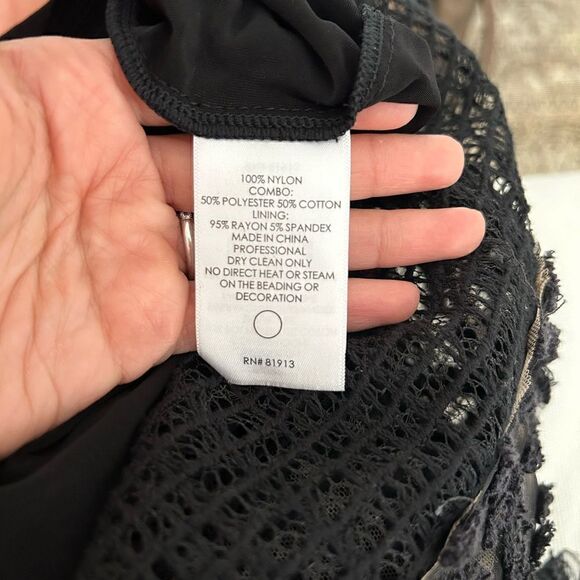 Tracy Reese Black Label Shera Black Formal Dress - Picture 6 of 7